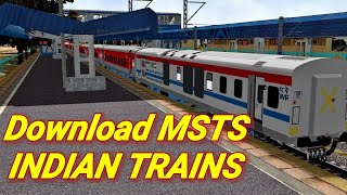 How To Add Indian Trains In MSTS  Download And Install MSTS  Tutorial Part 2 [upl. by Airretnahs]