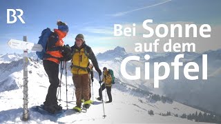 Wandern amp Bergsteigen im Winter Auf Schneeschuhen durchs Kleinwalsertal  BergaufBergab  BR [upl. by Enimsaj]