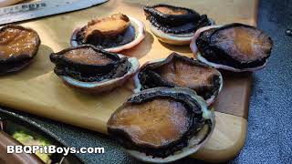 Grilled Abalone  Recipe  BBQ Pit Boys [upl. by Nuawad]