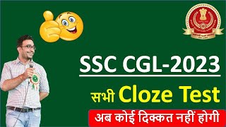 Cloze Tests asked in SSC CGL 2023  Cloze Test tricks [upl. by Karr]