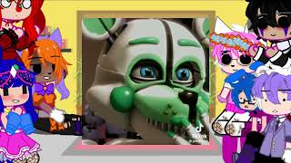 Oddies Roleplay react to Funtime Foxy edits [upl. by Phillida70]