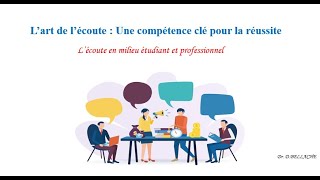 L’écoute en milieu étudiant et professionnel [upl. by Ellery186]