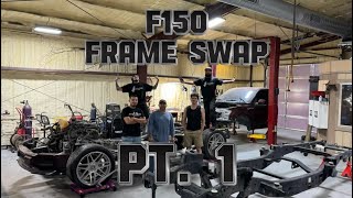 F150 Frame Swap Pt 1 [upl. by Adnarom]