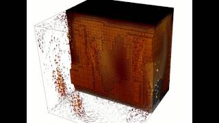 Convection in a 3d box adaptive mesh refinement [upl. by Nnyletak]