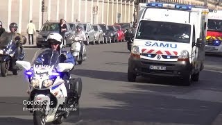 Police Yamaha FJR 1300 Escort Ambulances [upl. by Eigram]