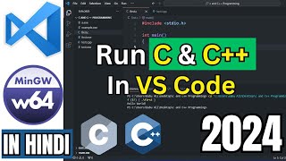 Vs code Setup For C And C In Hindi 2024  Run C and C In Visual Studio Code c vscode [upl. by Kyred]