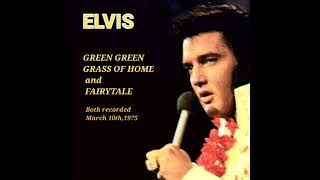 ELVISGreen Green Grass Of HomeFairytale 1975 LP sound [upl. by Carol542]