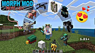 Morph Mod For Minecraft Pe 121  Morph Mod For Mcpe 121 Download [upl. by Adnolor]