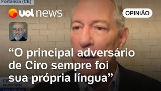 Ciro Gomes é francoatirador e tem na língua seu principal adversário diz Josias [upl. by Sachi]