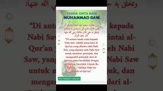 AlQuran Tanda Seseorang Mencintai Nabi Muhammad SAW [upl. by Samled]