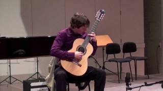 Manuel M Ponce Sonata III  1st Mvt Allegro moderato played by Uros Baric [upl. by Akimit]