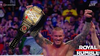 Randy Orton Wins Undisputed WWE Universal Championship Royal Rumble 2024 [upl. by Tereve]