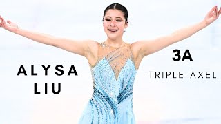 Alysa LIU TRIPLE AXEL 3A [upl. by Hubie]