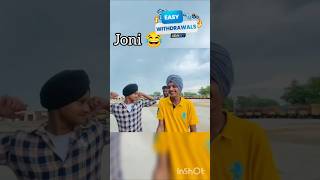 Joni bhai😂 rohitdeshwal nishudeshwalmodifiedtractor tractorstuntjonideshwal shorts viralvideo [upl. by Kokaras]