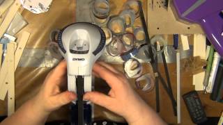 TUTORIAL  how to make your own dymo tape  hur du gör din egen dymotejp [upl. by Nam]