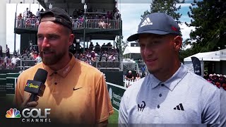 Patrick Mahomes getting too old to hang out with Travis Kelce  Golf Channel [upl. by Varin656]