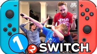 KCity Family Plays Nintendo Switch First Try [upl. by Eidissac]