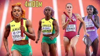 Women’s 4x100m Final  Thrilling Relay Battle  2022 World Championships [upl. by Leirraj]