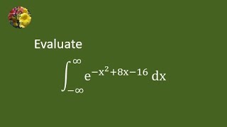 Solving improper integral using substitution and Gaussian integral Mis1805 [upl. by Milt22]