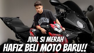 SELAMAT JALAN SI MERAH  REACTION AITEAM HAFIZ BELI MOTO BARU [upl. by Voleta]