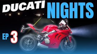 Ducati Panigale V4 Night Ride  The Ultimate ASMR [upl. by Shawna436]