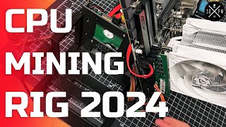 CPU MiningMotherboard Test Bench Stand  2024 Crypto Mining [upl. by Ecnahs454]