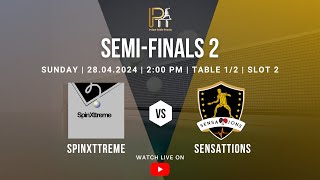 SemiFinals 2 Part 1  Table 2 Slot 2  Spinxttreme vs Sensations  Prime Table Tennis Season 2 [upl. by Thar199]