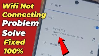 Wifi not connecting on android  Wifi Connected But No Internet Access Android [upl. by Ahsiemac]