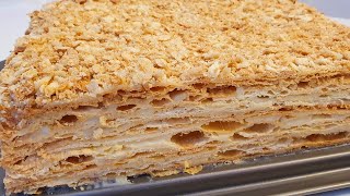 ТОРТ НАПОЛЕОНОгизда эрийдиган Наполеон торти☆Napoleon tortcake [upl. by Daniyal894]