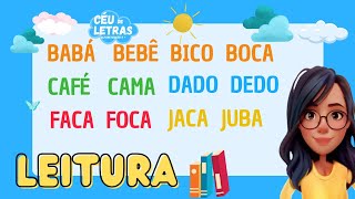 APRENDA LER E ESCREVER Aula de leitura [upl. by Glaab887]