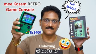 mee Kosam RETRO Game Console 🤯 Unboxing in Telugu [upl. by Nnahoj]