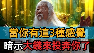 「大錢降臨，必有暗示」讀懂宇宙給你的暗示，提醒你接住財富。當你有這三種感覺，暗示大錢來投奔你了。 [upl. by Consolata359]