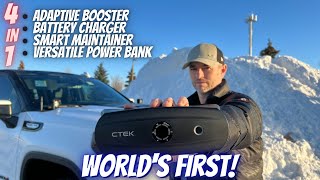 CTEK CS FREE Multifunction Portable Battery Charger and Maintainer with Adaptive Boost [upl. by Lattie364]