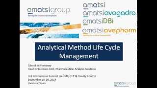 Analytical Method Life Cycle Management [upl. by Nicks]