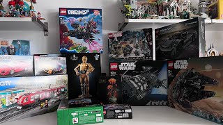 Lego Ağustos Toplu Paket açılış Videosu Star WarsMinecraftCityMarvelTechnic [upl. by Ahsyla]