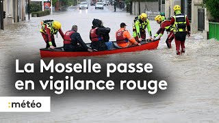 La Moselle passe en vigilance rouge [upl. by Brook]