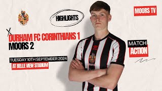 Goals  Durham FC Corinthians 1 Moors 2  Tuesday 10th September 2024 [upl. by Keeryt]