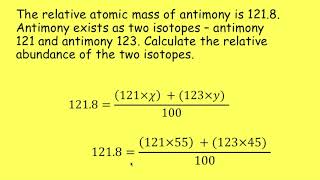 Difficult Isotopic abundance questions [upl. by Edylc]