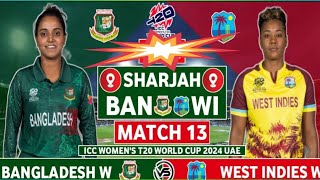 bangladesh women vs west indies women ll womens t20 world cup womens cricket world cup ll icc t20 [upl. by Thornton]