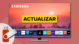 Cómo ACTUALIZAR el SOFTWARE de una Smart TV Samsung por USB 💙 [upl. by French271]