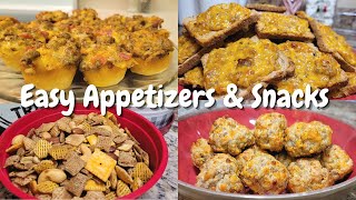 Easy Appetizers for Christmas or Anytime  StressFree Christmas Appetizers and Savory Snacks [upl. by Ronica85]