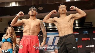 JESSIE MAGDALENO VS RAFAEL RIVERA  FULL WEIGH IN amp FACE OFF VIDEO [upl. by Freudberg400]