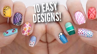 10 Easy Nail Art Designs for Beginners The Ultimate Guide 5 [upl. by Euqinay]