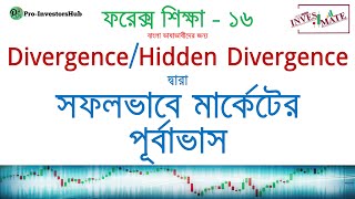 সফলভাবে মার্কেটের পূর্বাভাস  DivergenceHidden Divergence FOREX Trading Market Prediction [upl. by Adiuqram]