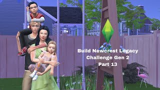 Lets Play The Sims 4 Build Newcrest Legacy Challenge Gen 2 Part 13 [upl. by Llennoc]