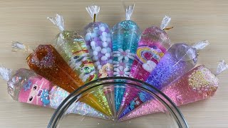 ASMR Slime Cantik Making Super Cute Clear Slime With Piping Bags  Satisfying Slime Video 0085 [upl. by Autumn]