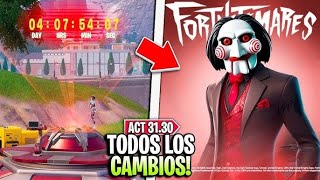 TODA LA INFORMACIÓN SOBRE LA NUEVA ACTUALIZACIÓN DE FORTNITE EVENTOS FORTNITEMARES NUEVAS SKINS [upl. by Adiaros529]