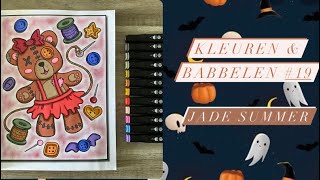 Kleuren amp Babbelen 19  Kleurtutorial met Crayola Crayons amp Oogschaduw  Jade Summer [upl. by Puglia156]