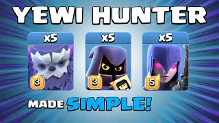 YETIS  WITCHES  HEADHUNTERS  STUNNING NEW TH13 Attack Strategy  Clash of Clans [upl. by Aicatsana]