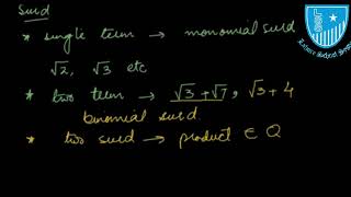 Grade 9 Maths Lec 23 lss Introduction of Rationalization [upl. by Rekoob844]